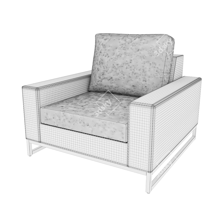 Zendo Outdoor Armchair by Manutti 3D model image 7