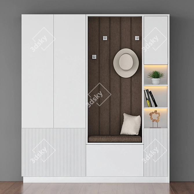 Modern V-Ray Furniture Set 3D model image 1