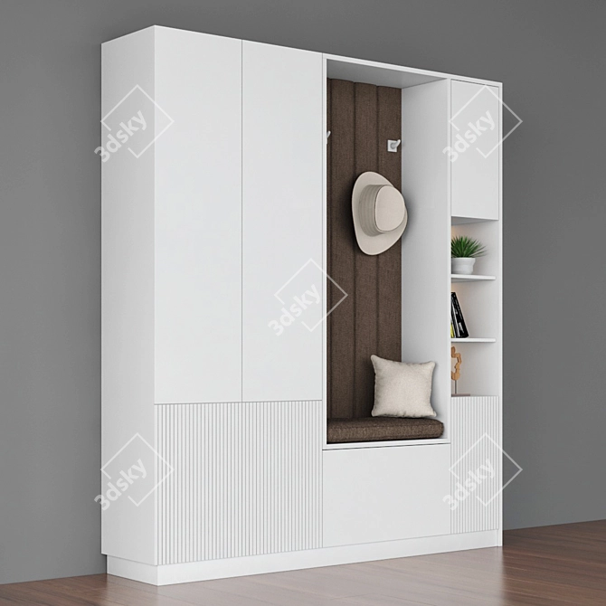 Modern V-Ray Furniture Set 3D model image 2
