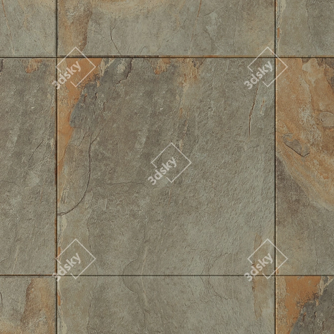  Key Stone Green Wall Tiles 3D model image 2