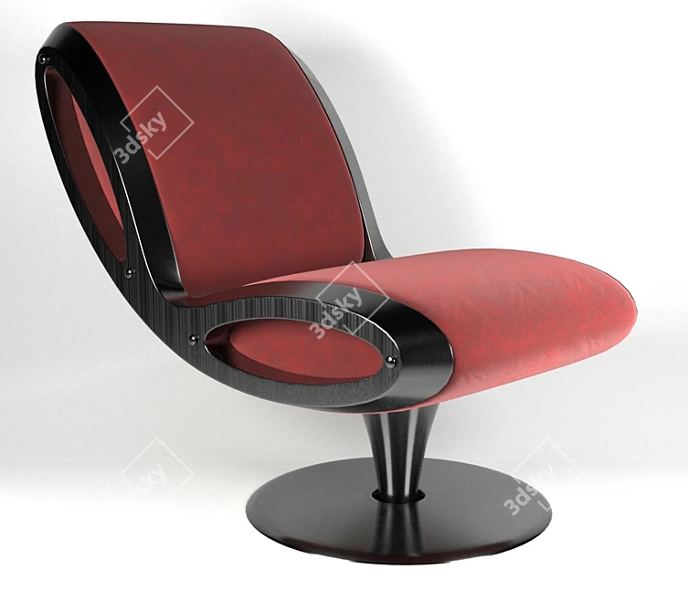 Sleek Moroso Gluon Chair 3D model image 4