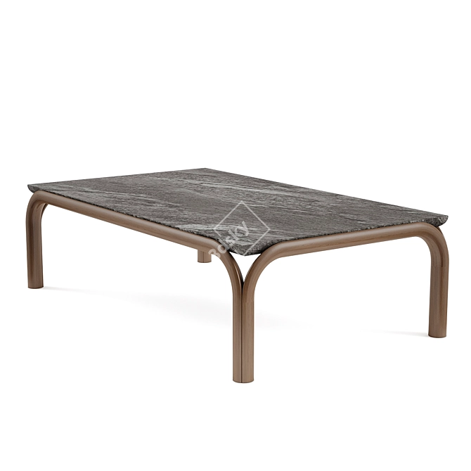 Bruno M_d Maua Coffee Table: Elegant and Functional 3D model image 2