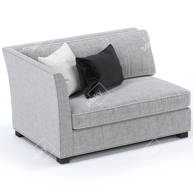 Luxury Slettvoll Cordian Modular Sofa 3D model image 2