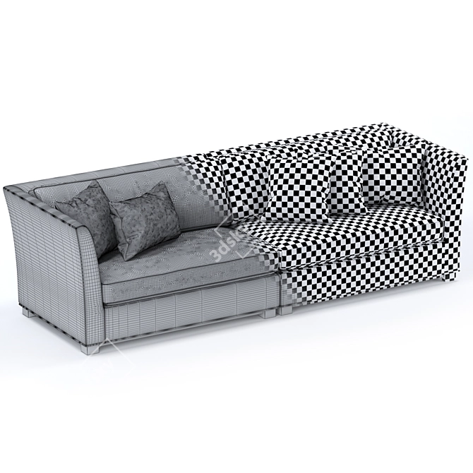 Luxury Slettvoll Cordian Modular Sofa 3D model image 5