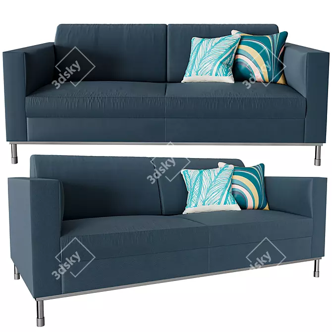 Title: LARSON Sofa: A Symphony of Comfort 3D model image 4