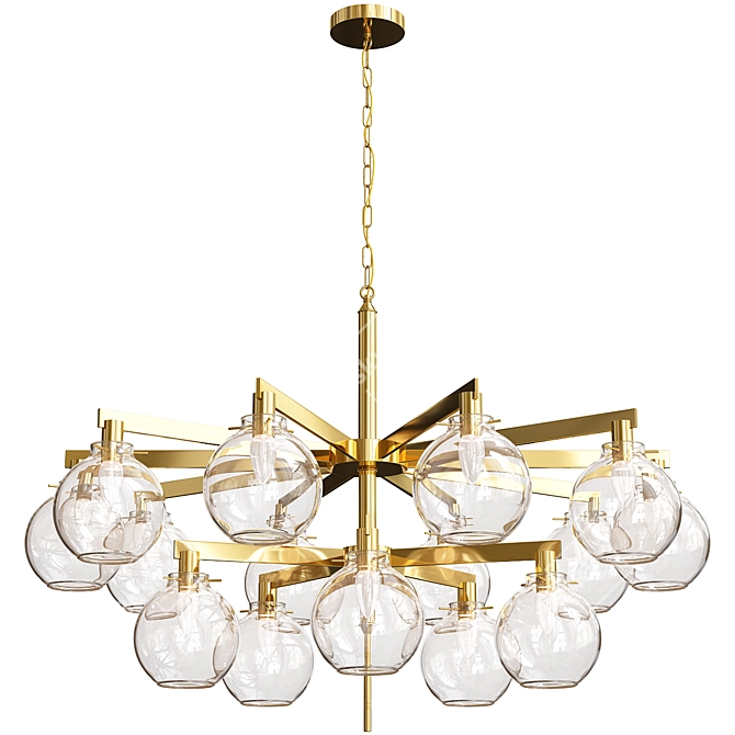 Carmella Globe Pendant Set: Exclusive Lighting by Hans-Agne Jakobsson 3D model image 2