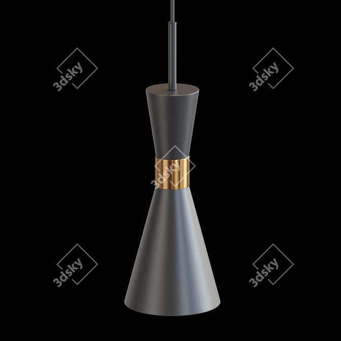 Sandglass Pendant Lamp "Lampatron EVERT 3D model image 2