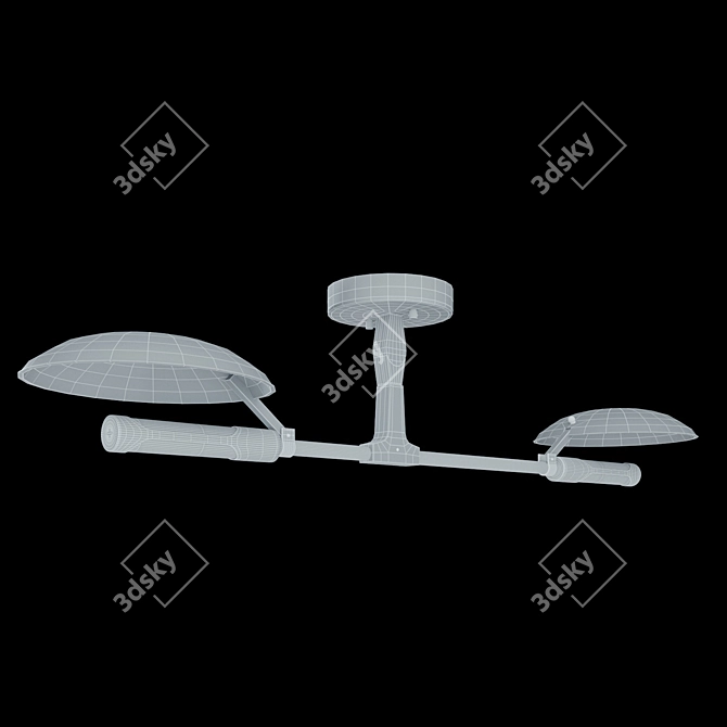 Aventura AC11182 Semi-Flush Disco 3D model image 1