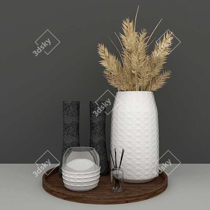 Elegant Decor Set: Contemporary Design 3D model image 1