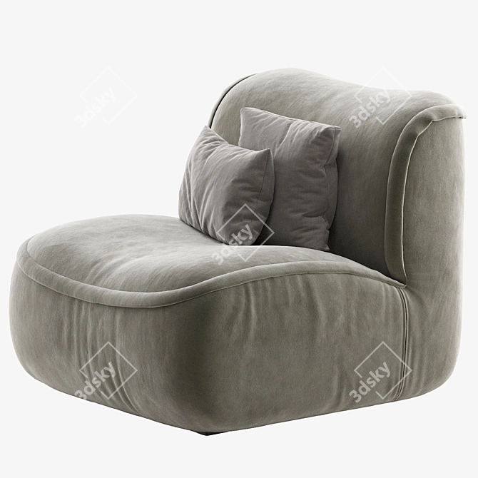Calida Lounge Chairs by Arch. Giudici 3D model image 2