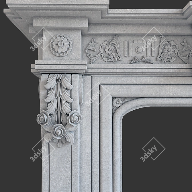 Cozy Hearth: The Perfect Fireplace 3D model image 11