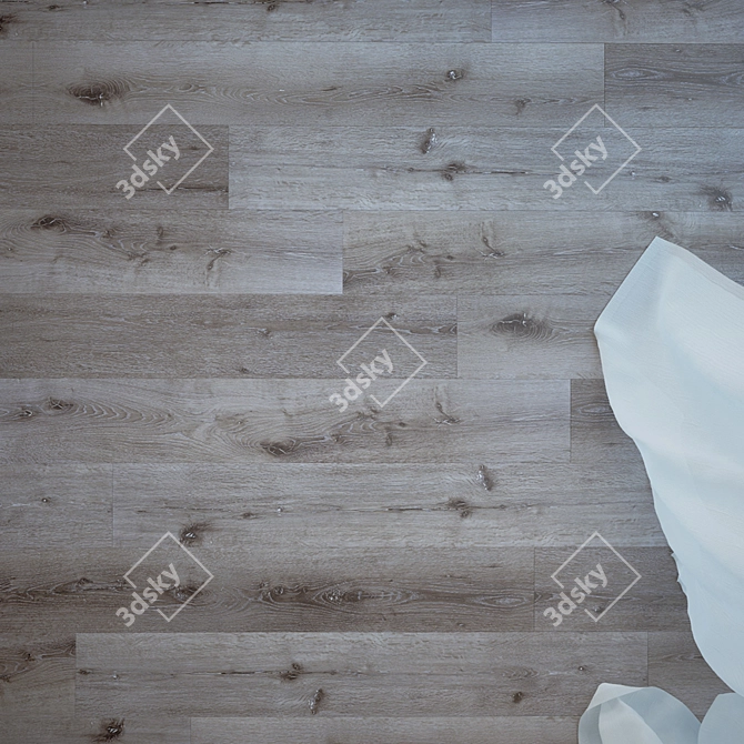 Knoxville Oak Flooring: High Quality, Designer Texture 3D model image 2