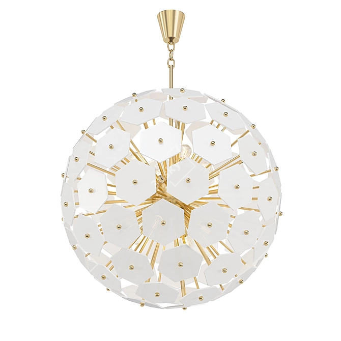 Vienna Globe Chandelier | Luxe Lighting 3D model image 1