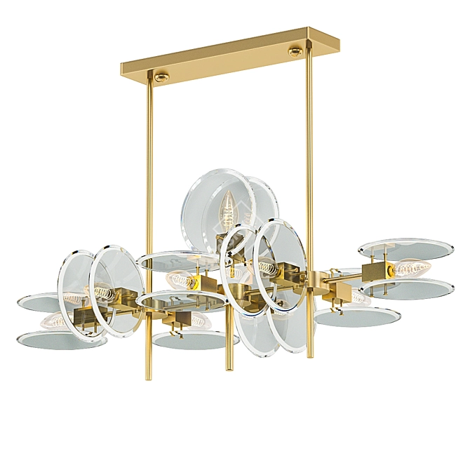  Nordic Elegance Chandelier 3D model image 1