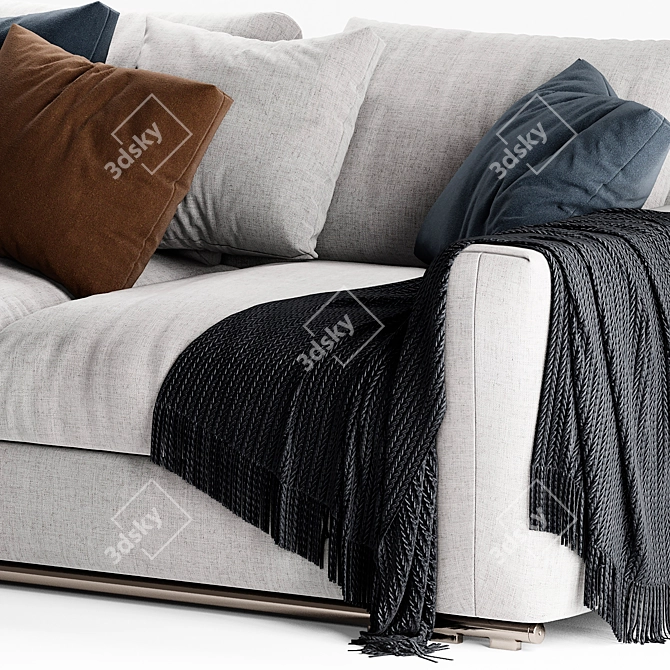 Sophisticated Flexform Asolo Sofa 3D model image 2
