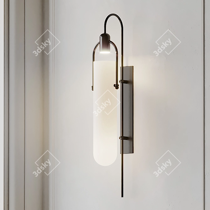 Elegant ARC WELL SCONCE by Allied 3D model image 1