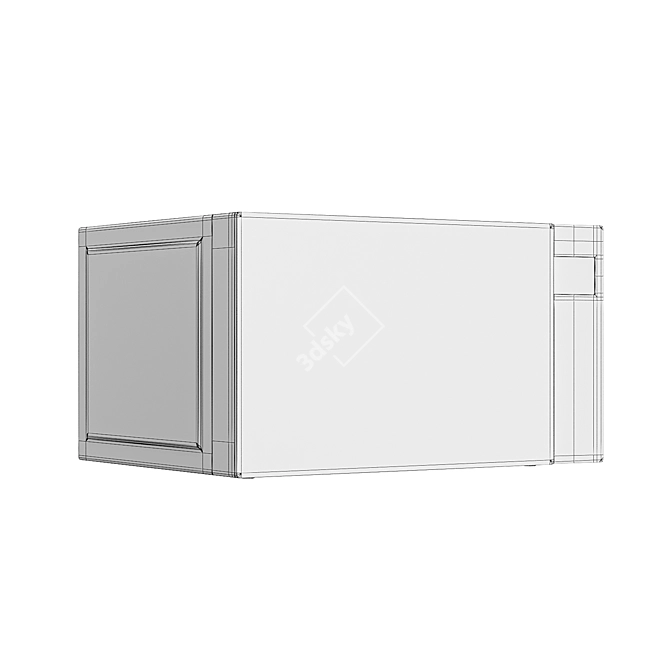 LG MW25W35GISL Microwave Oven: Stylish and Efficient 3D model image 5
