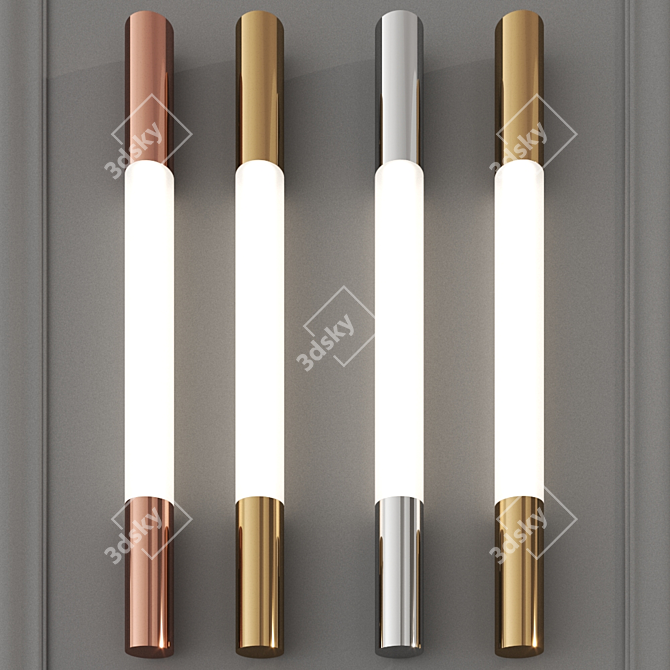 Elegant Zeno Wall Lamp by Tecnolumen 3D model image 2