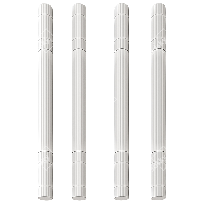 Elegant Zeno Wall Lamp by Tecnolumen 3D model image 3