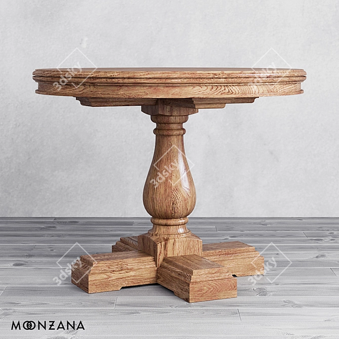 
Russian Translation: Height: 77cm Length: 100cm Depth: 100cm Materials: Solid Oak Collection: Republic Link to product: 3D model image 3