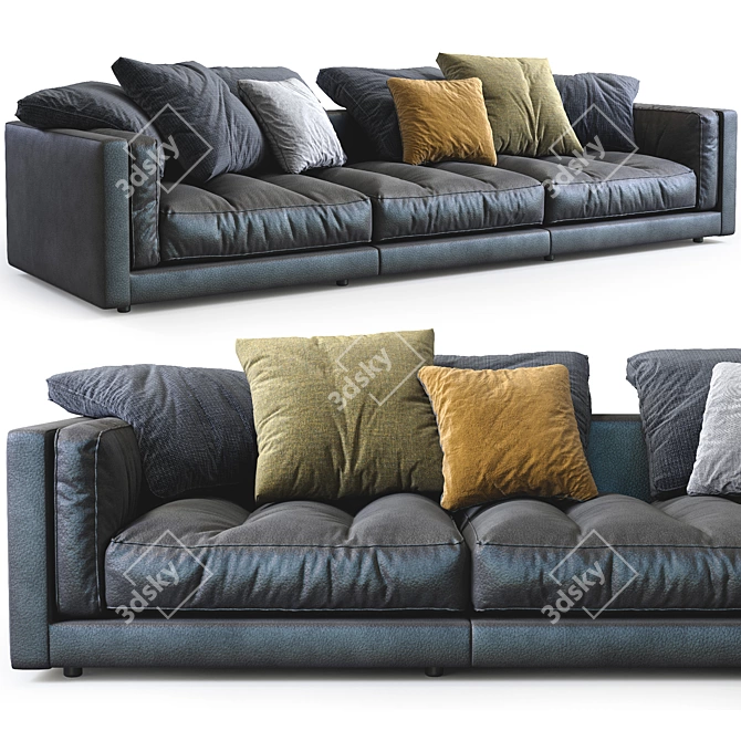 Modern Flexform Sofa Lucien: Stylish and Functional 3D model image 1