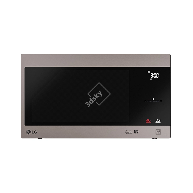 Title: LG MS2596CIT Microwave Oven 3D model image 1