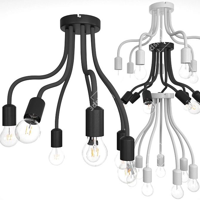 Nowodvorski Flex Ceiling Chandelier 3D model image 1