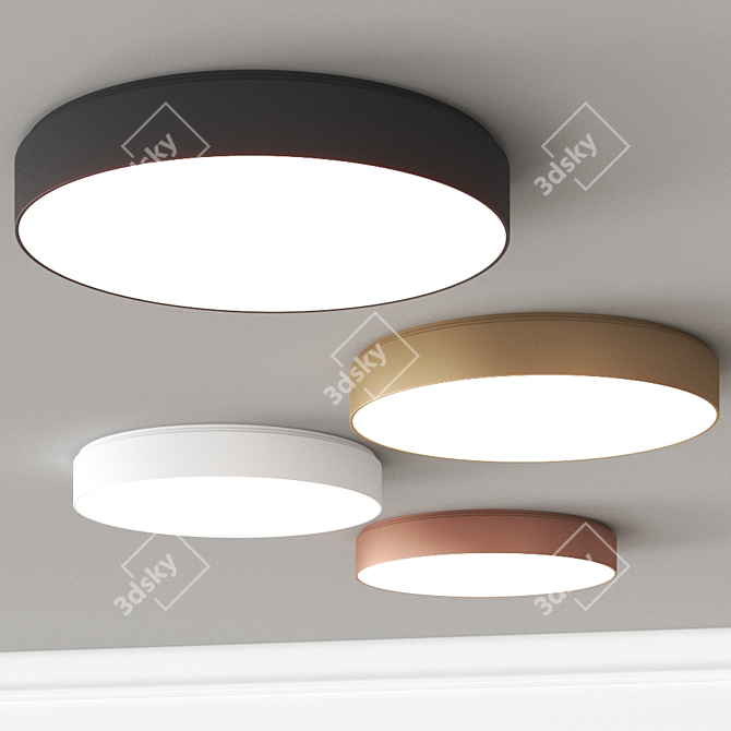 Petridis Sa Discus Up/Down Ceiling Lamp 3D model image 7