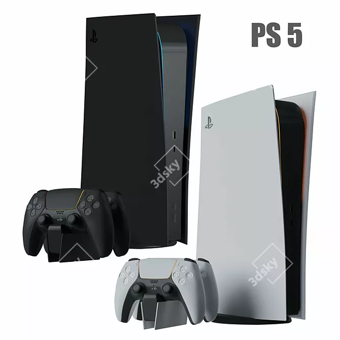 Sony PlayStation 5: Ultimate Gaming Experience 3D model image 1