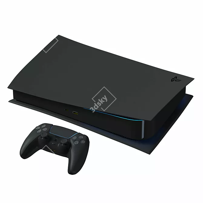 Sony PlayStation 5: Ultimate Gaming Experience 3D model image 3