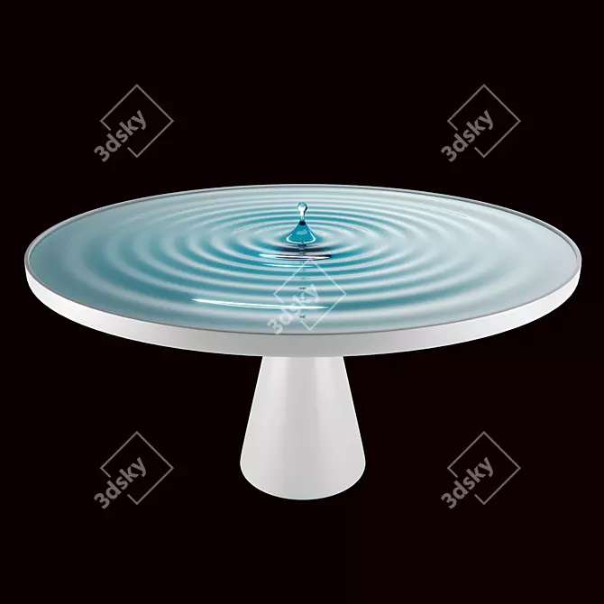 Rippling Wave Table 3D model image 1