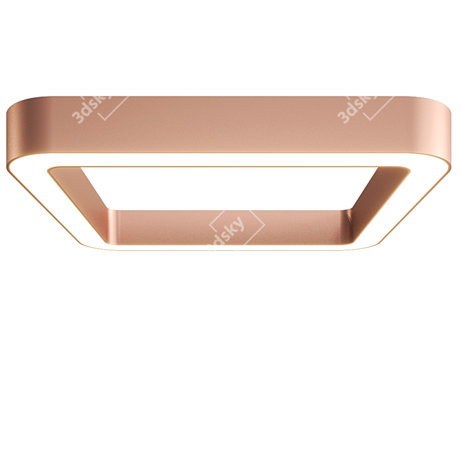 Cyclone Square Ceiling Light: Vibrant Colors, Greek Craftsmanship 3D model image 5