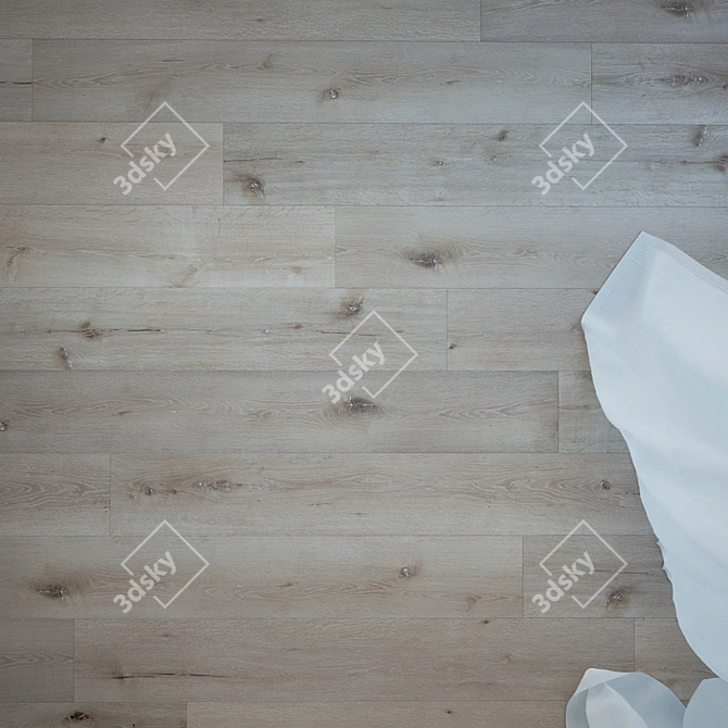 Provincial Oak: Premium Quality Flooring 3D model image 2