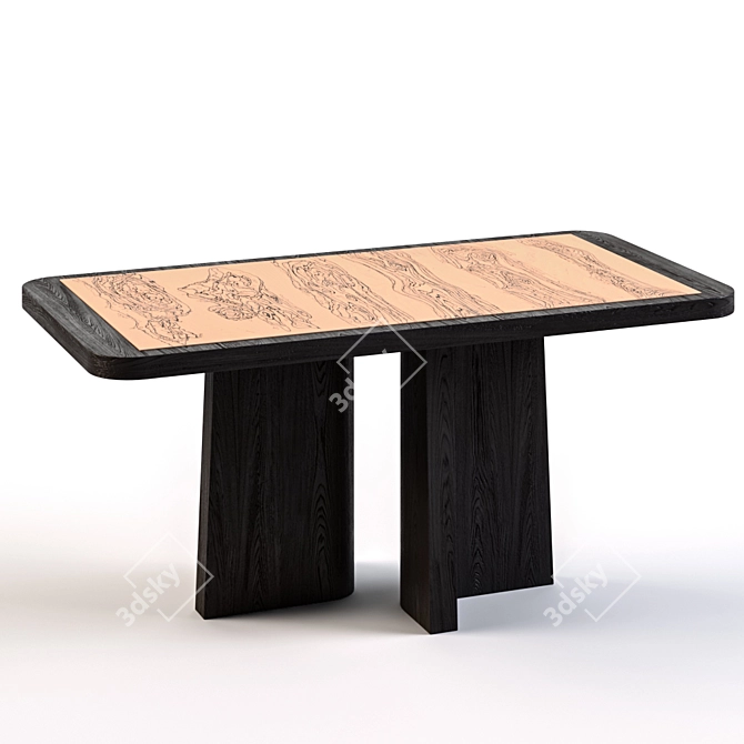 Exquisite Bogota Dining Table 3D model image 1