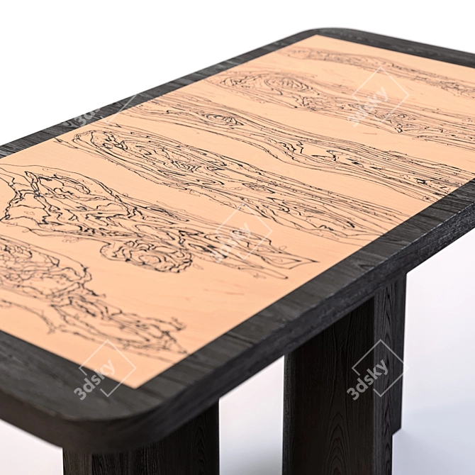 Exquisite Bogota Dining Table 3D model image 3