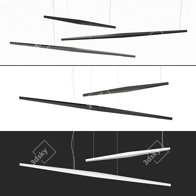 Viisi Pendant Lights: Modern Lighting Collection 3D model image 2