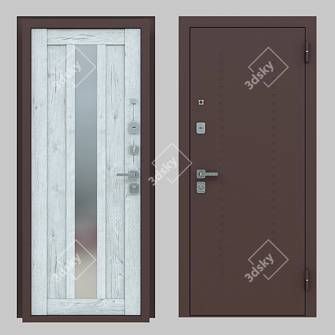 Prima Fortezza Luxury Doors 3D model image 1