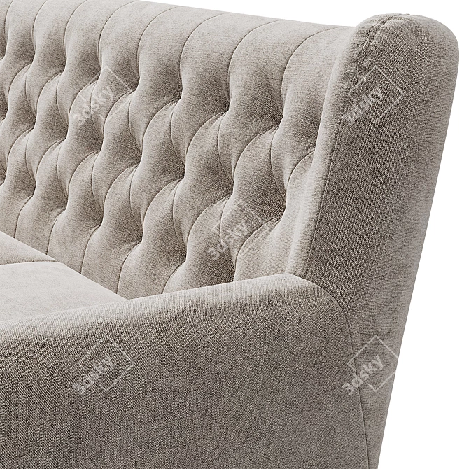 Elegant Florence Sofa: 1826x803x892mm 3D model image 3