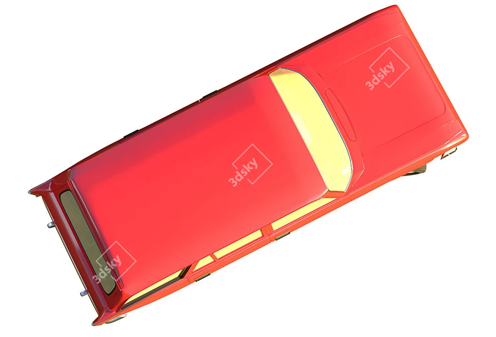  Classic Muscovite AZLK 2137 3D model image 3