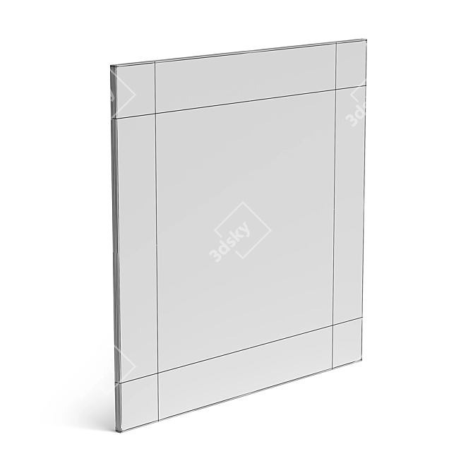 Coastal Seclusion Canvas Wall Art by Yomemite 3D model image 4