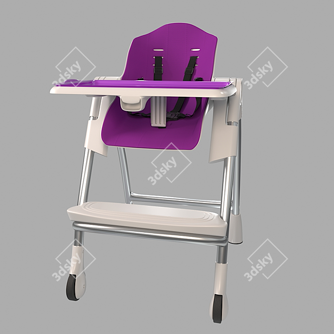 Transforming High Chair: Oribel Cocoon 3D model image 20