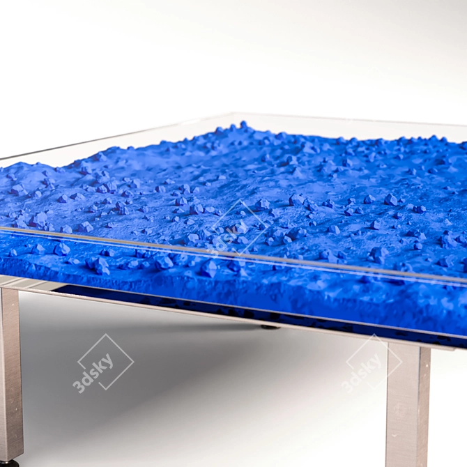 Yves Klein Blue Coffee Table 3D model image 3