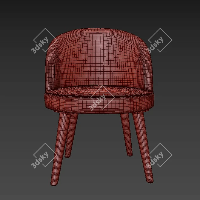 Zara Home Floral Print Baby Chair 3D model image 12