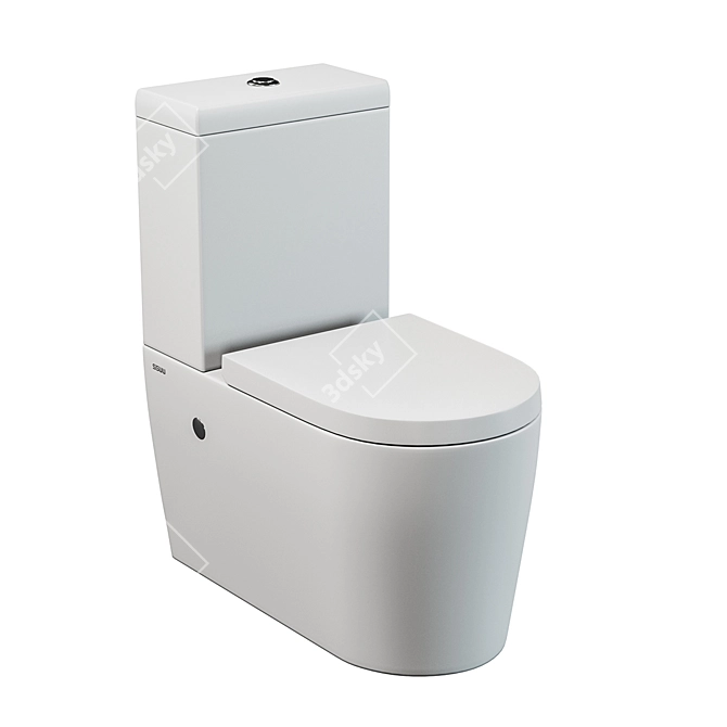 SSWW CT2046 Floor Toilet - Geberit Flush System, White Diamond 3D model image 1