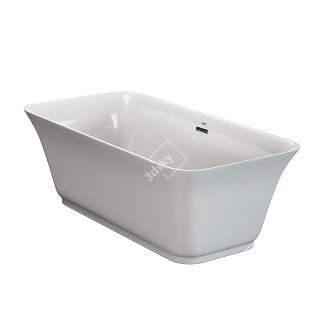 SSWW M706 Acrylic Bathtub 3D model image 1