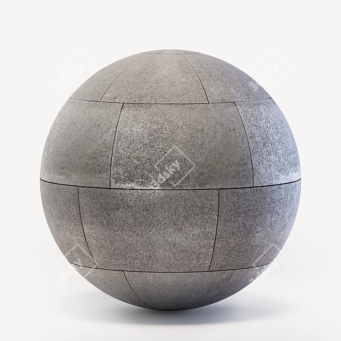 Darkstone Elegance: Seamless Texture 3D model image 1