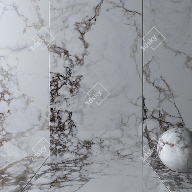 MUSEUM BRECCIA Wall Tiles - Multi-texture 3D Set 3D model image 2