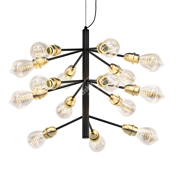 Elegant Lussole LGO GRLSP Pendant 3D model image 1