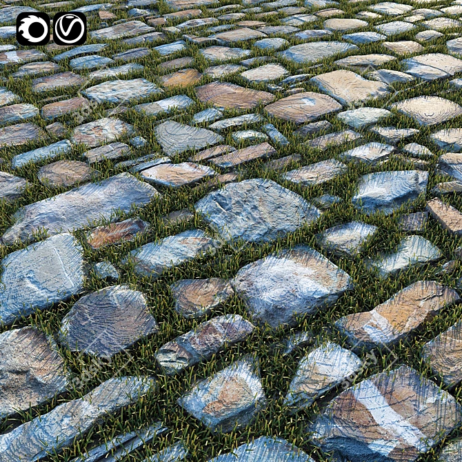 Modern Decor Floor Tile 3D model image 1