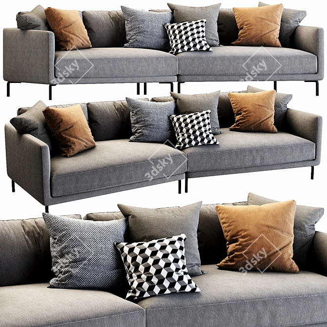 Luxury Coco Interface Furniture 3D model image 1